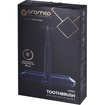 Oromed Oro-Sonic X Pro Ηλεκτρική Οδοντόβουρτσα Navy Blue