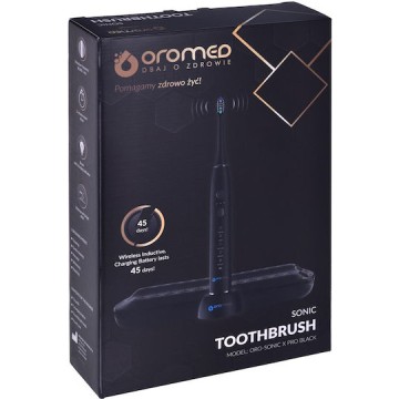 Oromed Oro-Sonic X Pro Ηλεκτρική Οδοντόβουρτσα Μαύρη