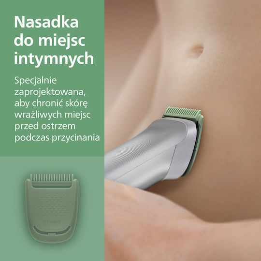 Philips Series 5000 Σετ Επαναφορτιζόμενης Κουρευτικής Μηχανής Ασημί MG5931/15