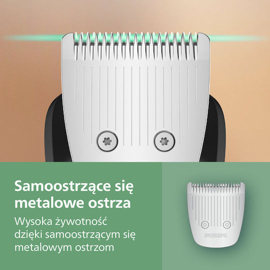 Philips Series 5000 Σετ Επαναφορτιζόμενης Κουρευτικής Μηχανής Ασημί MG5931/15