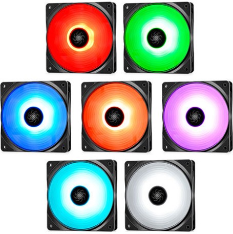 Deepcool RF 120 Case Fan (1500rpm / 56.5cfm) με RGB Φωτισμό και Σύνδεση 4-Pin PWM 3τμχ