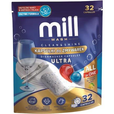 Mill 32 Κάψουλες Πλυντηρίου Πιάτων