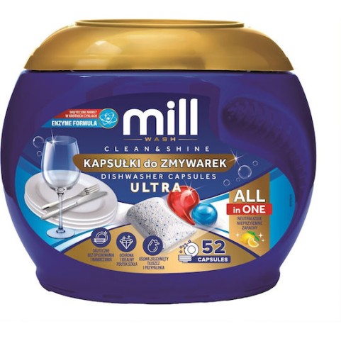 Mill Κάψουλες Πλυντηρίου Πιάτων 3kg