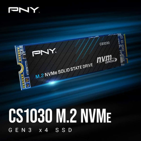 PNY CS1030 SSD 2TB τύπου M.2 με σύνδεση PCI Express 3.0 M280CS1030-2TB-RB
