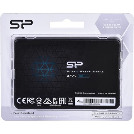 Silicon Power Ace A55 SSD 4TB τύπου 2.5'' με σύνδεση SATA III SP004TBSS3A55S25