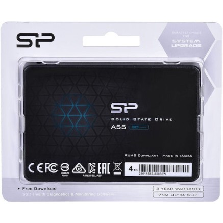 Silicon Power Ace A55 SSD 4TB τύπου 2.5'' με σύνδεση SATA III SP004TBSS3A55S25