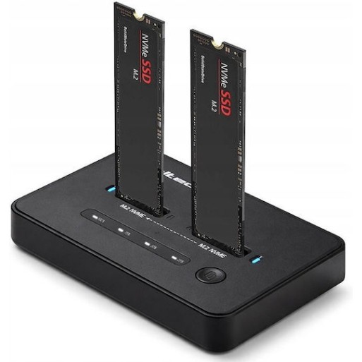 Qoltec Docking Station για Σκληρούς Δίσκους PCIe με σύνδεση USB-C (52366)