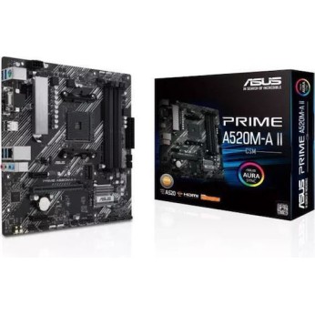 Asus PRIME A520M-A II/CSM Motherboard Micro ATX με AMD AM4 Socket 90MB17H0-M0EAYC