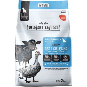 Wiejska Zagroda 2kg Ξηρά Τροφή Διαίτης για Ενήλικους Σκύλους με Μοσχάρι