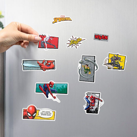 Marvel Spider-man Σετ Μαγνητάκια Ψυγείου