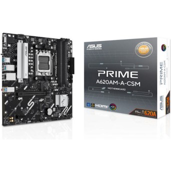 Asus Prime A620AM-A-CSM Motherboard Micro ATX με AMD AM5 Socket 90MB1MY0-M0EAYC