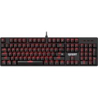 Defender Quest GK-596 Gaming Μηχανικό Πληκτρολόγιο με RGB φωτισμό (Αγγλικό US)