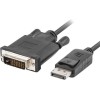 Lanberg Cable DVI-D male - DisplayPort male 1.8m (CA-DPDV-10CU-0018-BK)