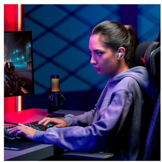 Asus ROG Cetra SpeedNova Ασύρματο In Ear Gaming Headset με σύνδεση USB Λευκό