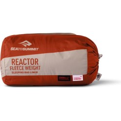 Sea To Summit Reactor Fleeceweight Liner Regular Sleeping Bag Liner Picante Red 9327868169726