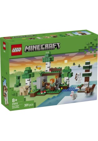LEGO Minecraft First Night Adventure για 8+ Ετών 2τμχ