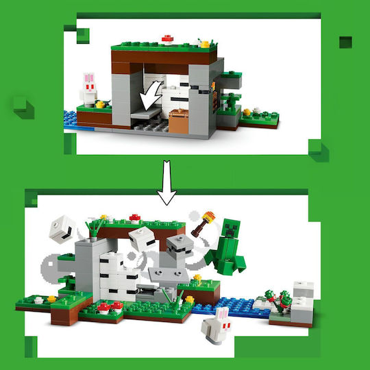 LEGO Minecraft First Night Adventure για 8+ Ετών 2τμχ