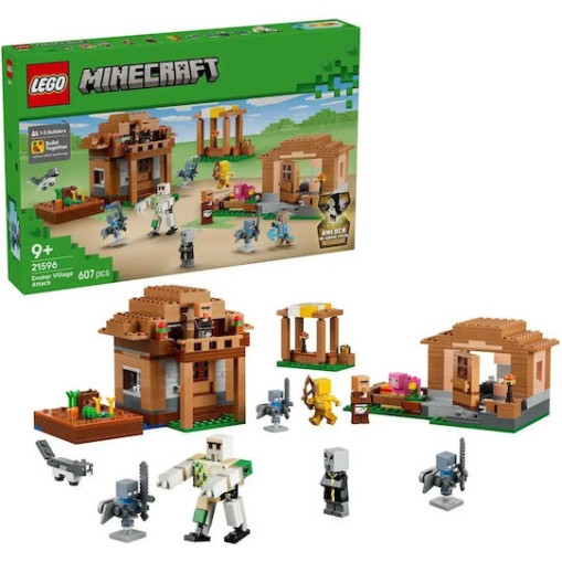 LEGO Minecraft Attack of the Evokers on the Village για 9+ Ετών 607τμχ