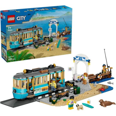 LEGO City Classic Beach Tram για 7+ Ετών 693τμχ