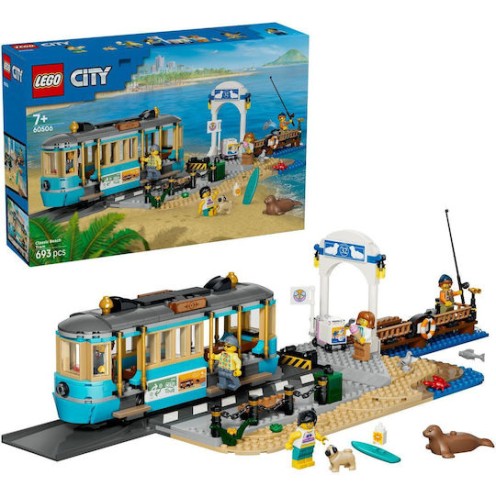 LEGO City Classic Beach Tram για 7+ Ετών 693τμχ