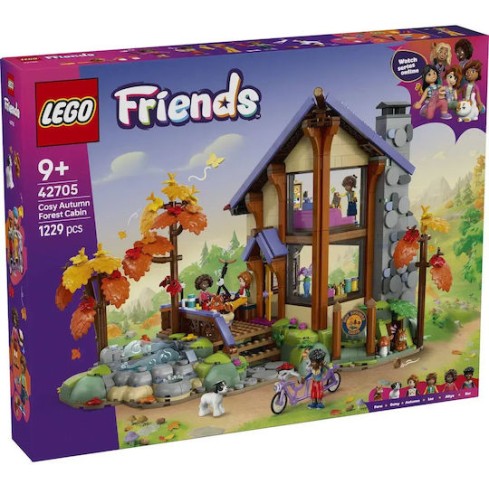 LEGO Friends Cozy Fall Forest Cabin 1229τμχ