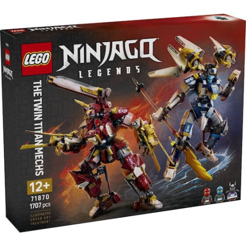 LEGO Ninjago The Twin Titan Mechs για 12+ Ετών 1707τμχ