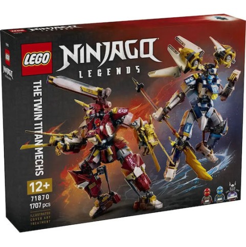 LEGO Ninjago The Twin Titan Mechs για 12+ Ετών 1707τμχ