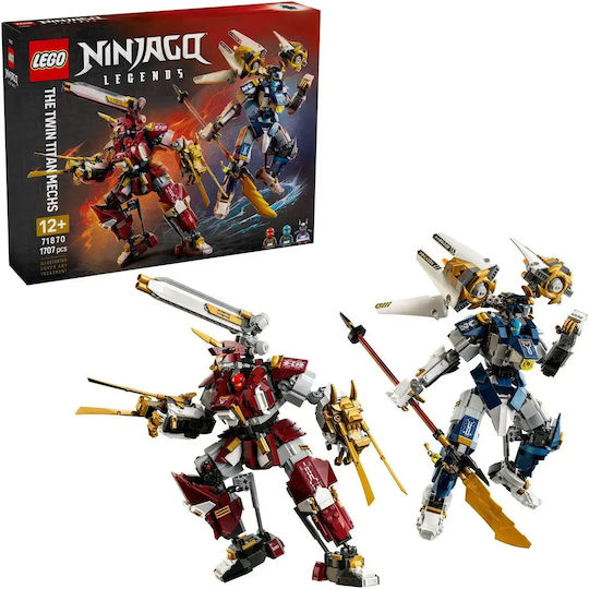 LEGO Ninjago The Twin Titan Mechs για 12+ Ετών 1707τμχ
