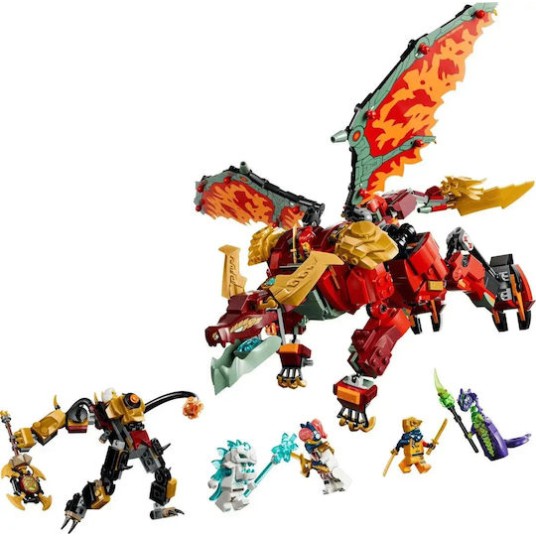LEGO Ninjago Transforming Dragon Mech Wyldfyre για 9+ Ετών 821τμχ
