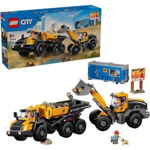 LEGO City Dump Truck and Front End Loader για 8+ Ετών 1132τμχ