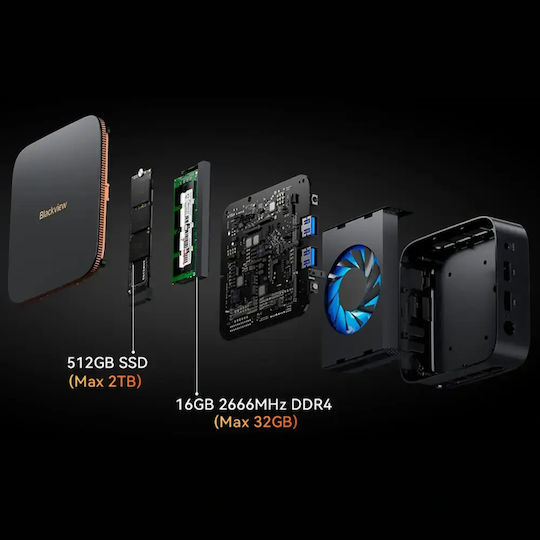 BlackView Mini PC (Ryzen 3 3300U/8GB DDR4/256GB SSD/W11 Pro)