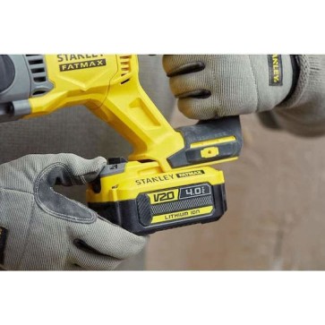 Stanley Κρουστικό Σκαπτικό Πιστολέτο Μπαταρίας Brushless 18V 2x4Ah με Υποδοχή SDS Plus