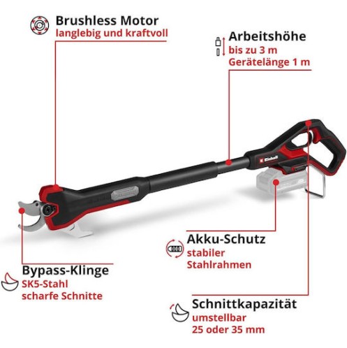 Einhell 3408360 Σταθερό Κονταροψάλιδο με Άνοιγμα Ψαλιδιού 35mm
