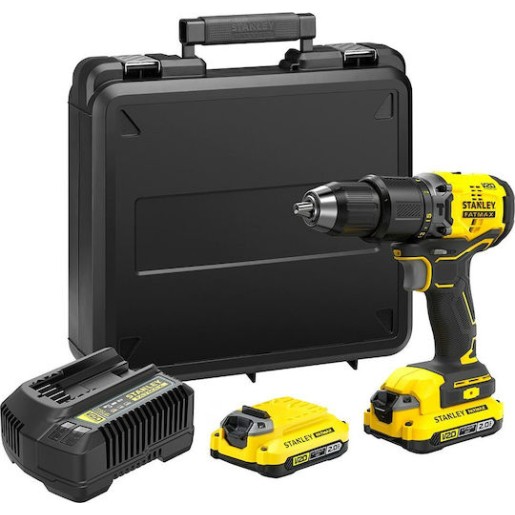 Stanley Fatmax Κρουστικό Δραπανοκατσάβιδο Μπαταρίας Brushless 18V 1x2Ah