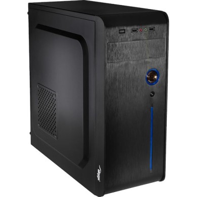 Akyga AK939 Midi Tower Κουτί Υπολογιστή Black/Blue