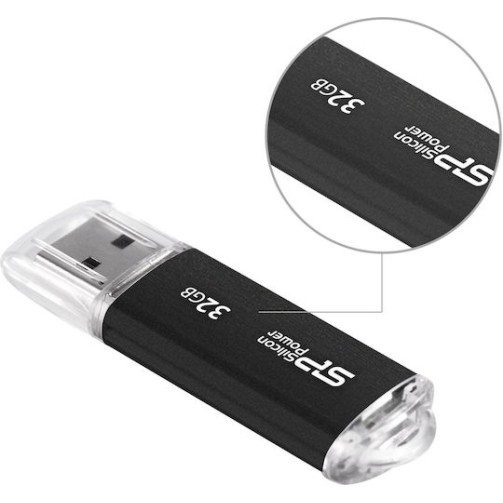 Silicon Power 32GB USB 2.0 Stick Μαύρο