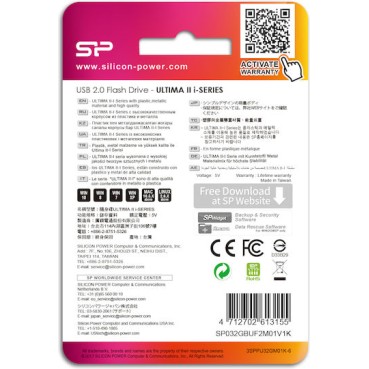 Silicon Power 32GB USB 2.0 Stick Μαύρο