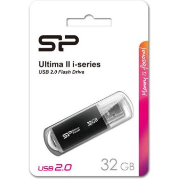 Silicon Power 32GB USB 2.0 Stick Μαύρο