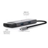 TP-LINK UH5020C USB-C Docking Station με HDMI 4K PD Γκρι