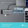 TP-LINK UH5020C USB-C Docking Station με HDMI 4K PD Γκρι