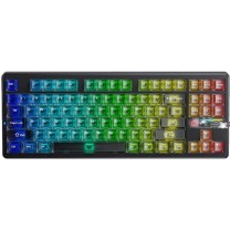 Aula F87 Pro V2 Ασύρματο Gaming Μηχανικό Πληκτρολόγιο Tenkeyless με RGB φωτισμό (Αγγλικό US)