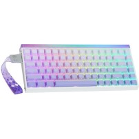 Aula HERO84 HE Ασύρματο Gaming Μηχανικό Πληκτρολόγιο 75% με RGB φωτισμό (Αγγλικό US) Λευκό