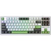 Aula F87 Ασύρματο Gaming Μηχανικό Πληκτρολόγιο Tenkeyless με GrayWood V3 διακόπτες και RGB φωτισμό (Αγγλικό US) Γκρι