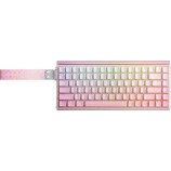 Aula Hero 84 HE Ασύρματο Gaming Μηχανικό Πληκτρολόγιο 75% με RGB φωτισμό (Αγγλικό US) Ροζ