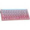 Aula Hero 84 HE Ασύρματο Gaming Μηχανικό Πληκτρολόγιο 75% με RGB φωτισμό (Αγγλικό US) Ροζ
