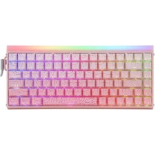 Aula Hero 84 HE Ασύρματο Gaming Μηχανικό Πληκτρολόγιο 75% με RGB φωτισμό (Αγγλικό US) Ροζ