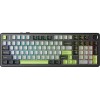Aula F99 Pro Ασύρματο Gaming Μηχανικό Πληκτρολόγιο με GrayWood V3 διακόπτες και RGB φωτισμό (Αγγλικό US)