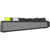 Aula F99 Pro Ασύρματο Gaming Μηχανικό Πληκτρολόγιο με GrayWood V3 διακόπτες και RGB φωτισμό (Αγγλικό US)