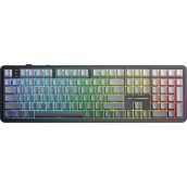 Aula F108 Ασύρματο Gaming Μηχανικό Πληκτρολόγιο με Nimbus V3 διακόπτες και RGB φωτισμό (Αγγλικό US) Γκρι