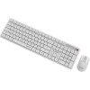 Gembird Silent Key Pro Ασύρματο Σετ Πληκτρολόγιο & Ποντίκι Αγγλικό US Λευκό